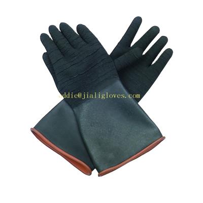 China Heavy Duty Industrial Rubber Heavy Duty Sports Weightlifting Dirty Hand Work Light Industry Latex Passionate Gloves for sale