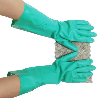 China EXTRA SAFETY LONGER LATEX NITRILE FREE THICK GLOVES durable for sale