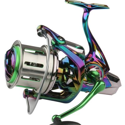 China LEFT HAND Fishing Reel Saltwater 8000/10000/12000 Reel 4.8:1Big Sea Saltwater Boat Fishing Spinning Reel for Surfcasting for sale