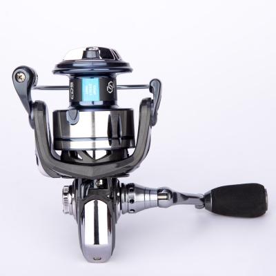 China RTX Carbon Straight Body Spinning Fishing Reel 4000 OEM 8+1BB Reel Fishing 5.2:1 MaxDrag 20kg Deep Sea Fishing Cheap Reel For CNC Handle for sale