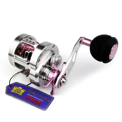 China RYOBI Bering Straight Slow Building Reel Fishing Reels Drag 12kgs 10+1BB Gear Ratio 6.8:1 Full Metal Boat Saltwater Reel For Big Game for sale