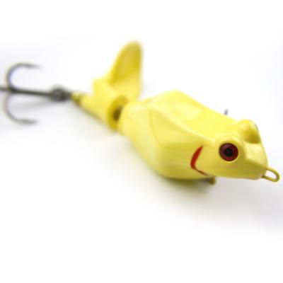 China ABS Plastic Lures Fishing Spinner Top Frog Plastic Water Baits Driving Soft Minnow Freshwater Fishing Frog Lures For Bass Fishing Lures for sale