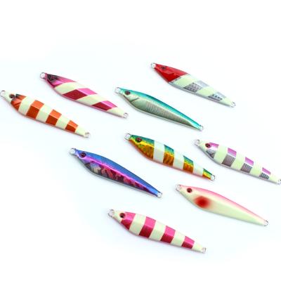 China OEM/Wholesale Lead Metal Fishing Lures Builds 20g/40g/60g/80g Metal Fishing Lures Artificial Fishing Trolling Lure For Big Saltwater Game for sale