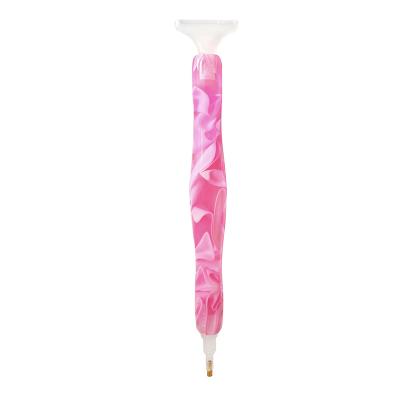 China Factory Customization LINGMU Diamond Painting Resin Tool Wholesale Customization Diy Dot Drill Pen Crystal Rose for sale