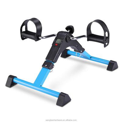 China Home Use Foldable Foot Pedal Exerciser with Display Screen Mini Cycle Pedal Exercise Bike for sale