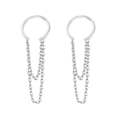 China The Other Sterling Certification Silver Hoop Girl's Earrings Fashionable Best Quality for sale