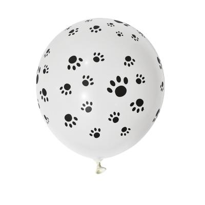 China Toy Manufacturers promotional custom 12 inch printing cow pattern latex balloon birthday party for decoration for sale