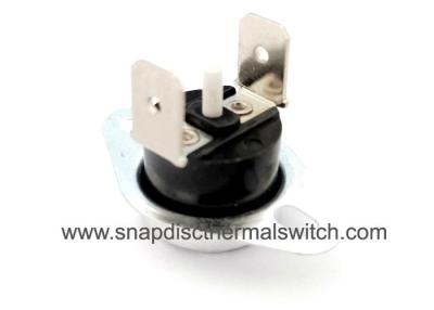 China Vertical Terminal Snap Disc Thermal Switch Bimetal Snap Disc Thermostat for sale