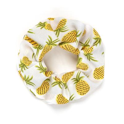 China New Arrival Fashion Cloth Korean Environmentally Friendly Hair Ties Amazon Hot Sale Hair Accessories Printed Woman Headbands Scrunchies for sale