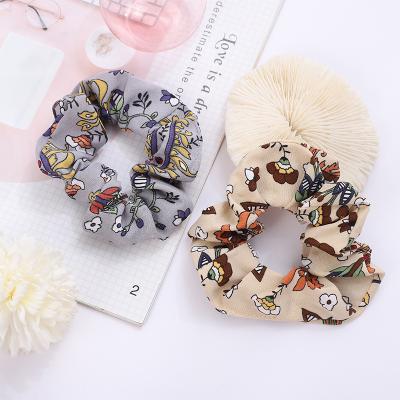 China Environmental Friendly New Arrival Popular Style Hair Bands For Women Fashion Custom Headbands Floral Printing Scrunchies Wholesale for sale