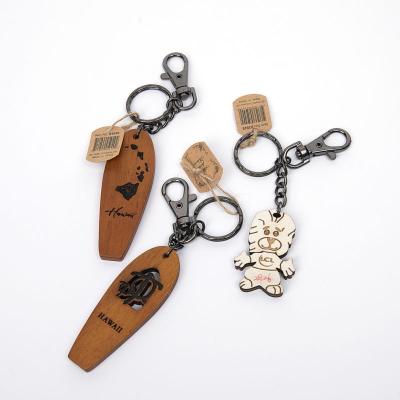 China Decorative Product Wood Key Chain Rack Personalized CustomizationWood Key Chain for sale