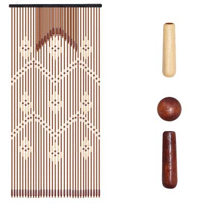 China 2021 hot sale natural material wooden curtains string wooden curtains door beads for sale