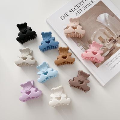 China Fashion XUFANG 4.5CM Hot Selling Fashion Korean Hair Accessories Girls Cute Bear Hair Claws for sale