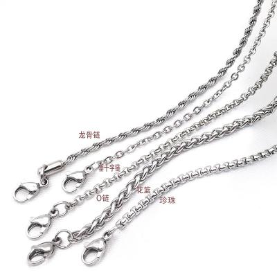 China Various styles of XUFANG CLASSIC wholesale titanium steel necklace men's and women's stainless steel necklaces for sale