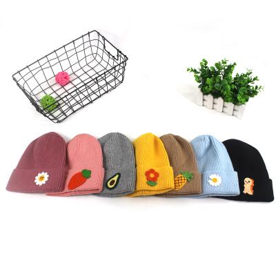 China Fashion XUFANG 2022 new fashion autumn and winter children knitted hats cartoon beanies kids winter warm hats for sale