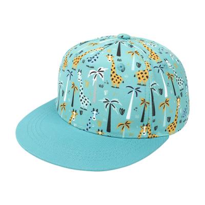 China XUFANG COMMON Autumn New Arrival Fashion Wholesale 4-8 Years Cartoon Printed Sports Covers Hip Hop Snapback Hats For Kids for sale