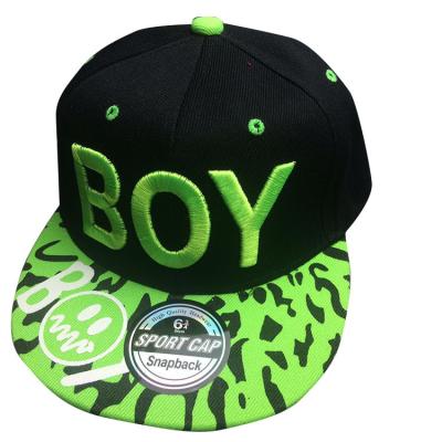 China XUFANG Fashion Dobby Kids Hip Hop Baseball Caps Colorful BOY Letter Embroidered Hats Kids Sports Hats for sale