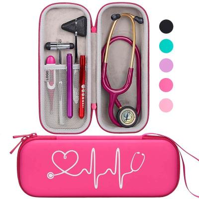 China Custom Printing Medical Stethoscope EVA Case Professional Factory Stethoscope Travel Carrying Case for 3M Stethoscopes Bag for sale