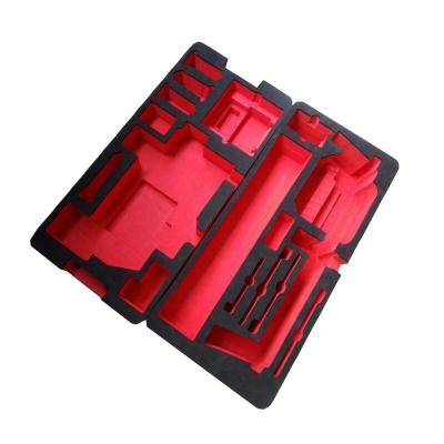 China High Density Custom Black Organizer Laser Cutout Tray Insert With 3M Sponge EVA Molded Foam Tool Packaging EPE for sale