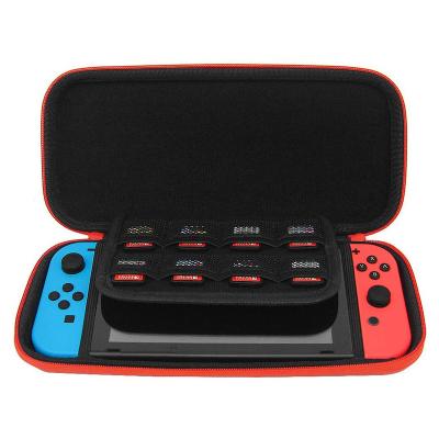 China For Nintendo Switch Console Cover PU Leather Red Switch Games Case Cover For Nintendo Switch and Switch OLED Console for sale