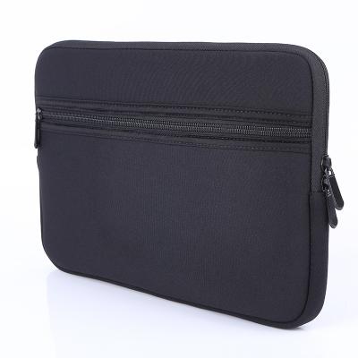 China Custom Shockproof Black Neoprene Padded Laptop Sleeve Bag Travel Case 13 Pouch and Tablet 14 15.6 17 inch for sale