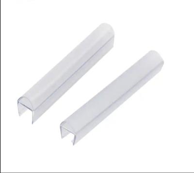 China PVC Waterproof Rubber Sliding Glass Seal Strip for Frameless Clear Bottom Shower Door for sale