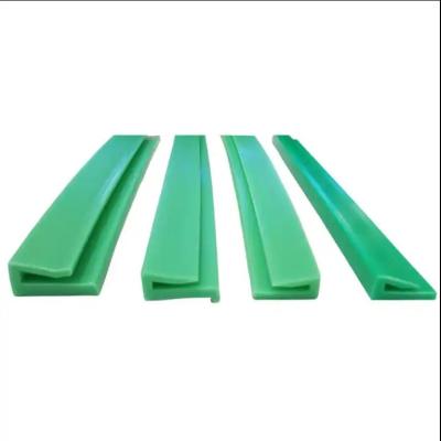 China Custom UHMWPE Plastic Profile Wear Strips for Flat Plastic Strip Cutting and Moulding for sale