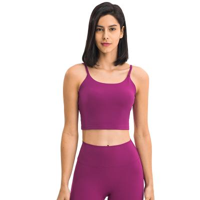 China High quality breathable fitness wear breathable sports to invest fashion casual women's bodybuilding yoga vest for sale