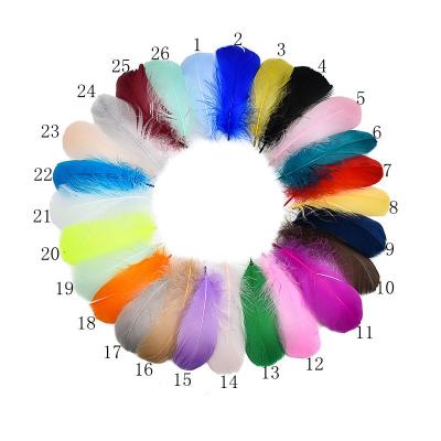 China Wholesale Dyed Goose Feather From Professional Decorations Feather Supplier for sale