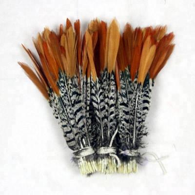 China Wholesale Price 25-30cm Decorations Lady Amherst Pheasant Red Arrow Feather For Sale Cheap for sale