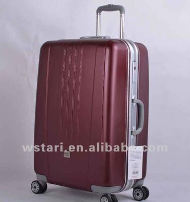 China Latest Best OEM LOGO Promotion Gift Fashion Brand Design Supplier ABS Frame Trolley Cute Aluminum Suit Case Hard Luggage Suitcase for sale