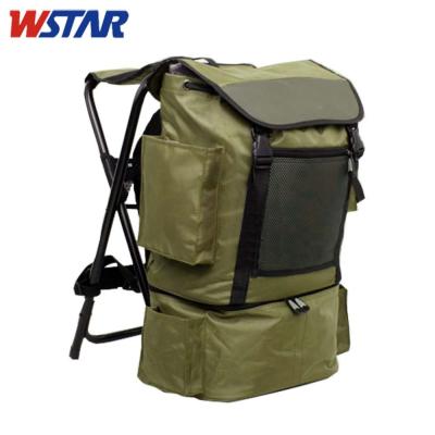 China Hot Sale Cheap Price Customize Hot Classic Folding Backpack Stool China Wholesale Supplier Factory Backpack Manufacturer, Fishing Backpack With Seat for sale