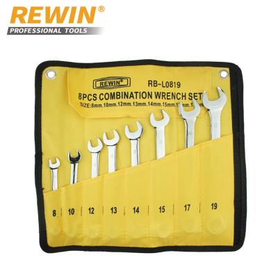 China Hot Sale 8pcs Durable Hex Open End Wrench Set Combination Teeth And Open End Handle For PCB Repair Tools for sale