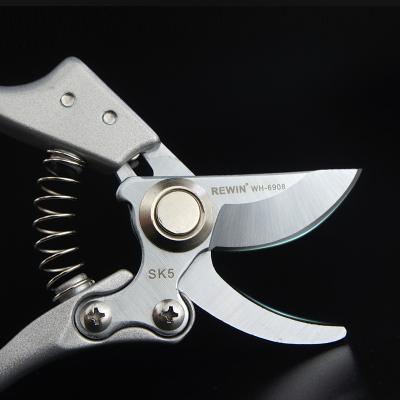 China High Quality Easy Operation Rewin Secateurs Pruning Scissors Flower Cutter Garden Pruner Balance Hedge Scissors for sale