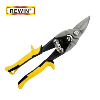 China For Cutting Aviation Tin Snip Metal Shear Cutter Straight Water Pipe CR-V Cutting Scissors One Snip with TPR Handle for Cutting Steel for sale