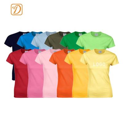 China 2022 Anti-Wrinkle Unisex 100% Cotton Custom Embroidered Printed T-shirt Wholesale High Quality T-shirt for sale