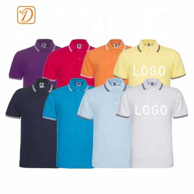 China Anti-Wrinkle Fashion Pure Cotton Polo Shirts Custom Embroidered Polo Shirts Wholesale High Quality Polo Shirts for sale