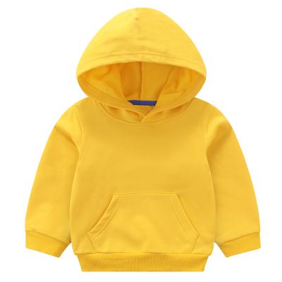 China 100% Cotton Anti-Shrink Cute Cartoon Boys Hoodie Boys Hoodiesandswee Yellow Kids Hoodie for sale