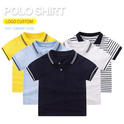 China High Quality Custom 100 Cotton 100 Cotton Logo White Polo Kid Polo Shirt QUICK DRY For Boys Polo Shirt for sale