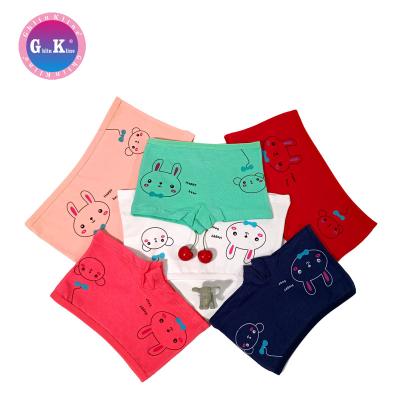 China Thermal suitable for little girls to wear cotton underwear, cute cartoon patterns of girls underwear for sale