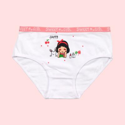 China Wholesale Children's Breathable Underwear Pants Lovely Girls Underwear Cotton Brief Panties for sale