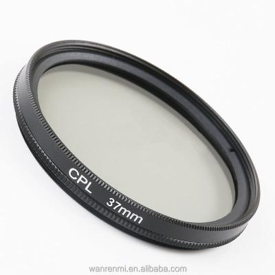 China 37mm Black Camera Circular Polarizing Filter Lens FULL Filters For Canon For Nikon For Fuji DSLR Camera for sale