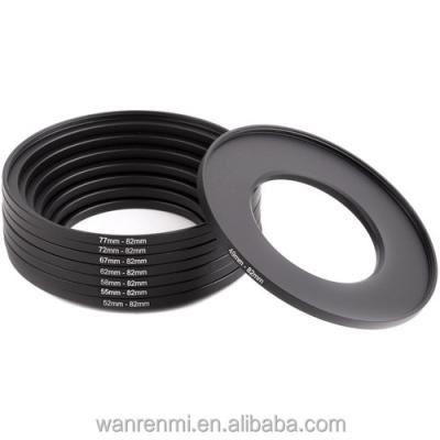 China 40.5mm To 46m Metal Black Camera Step Up Filter Ring Adapter for sale