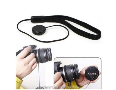 China Black Lens Cap Keeper String Strap for Digital Camera Lens Cap for sale