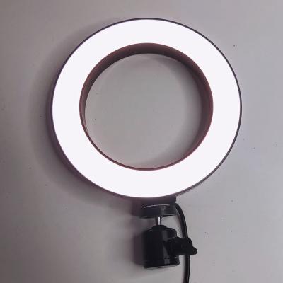 China 6 Inch Rechargeable Flash Dial Mirror Mobile Phone Makeup Led Ring Light JM-01 for sale