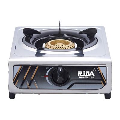 China Chinese Hotel Cast Iron Casting 1 Burner Table Top Steel Body Gas Oven Stove Hot Selling Cooker for sale