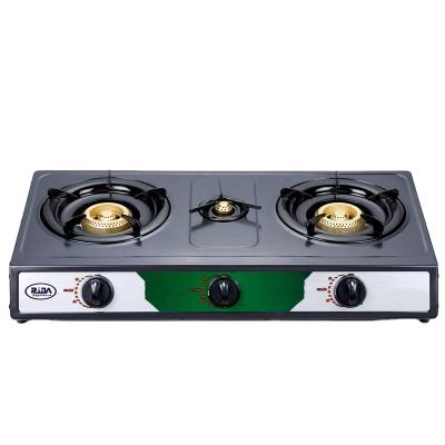 China Commercial Cold Plates Hob Pan Support 3 Burner Cover Protector Industrial Gas Stove Burner for sale