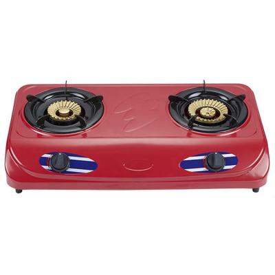 China Household China Restaurant Home Use Cooking Stainless Steel Top Cover 2 Burner Gas Stove for sale