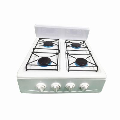 China Hot selling 4 burner table top gas stove cold outdoor hotel South America dish cooktops portable cooker for sale