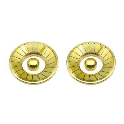 China Hotel 90mm Burner Brass Cap Gas Stove Parts Gas Cooker Polishing Glass Top Head for sale